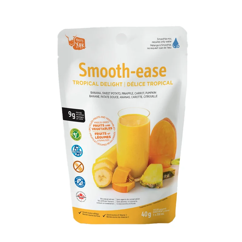 Smoothie Happy Yak Smooth-Ease – Délice Tropical