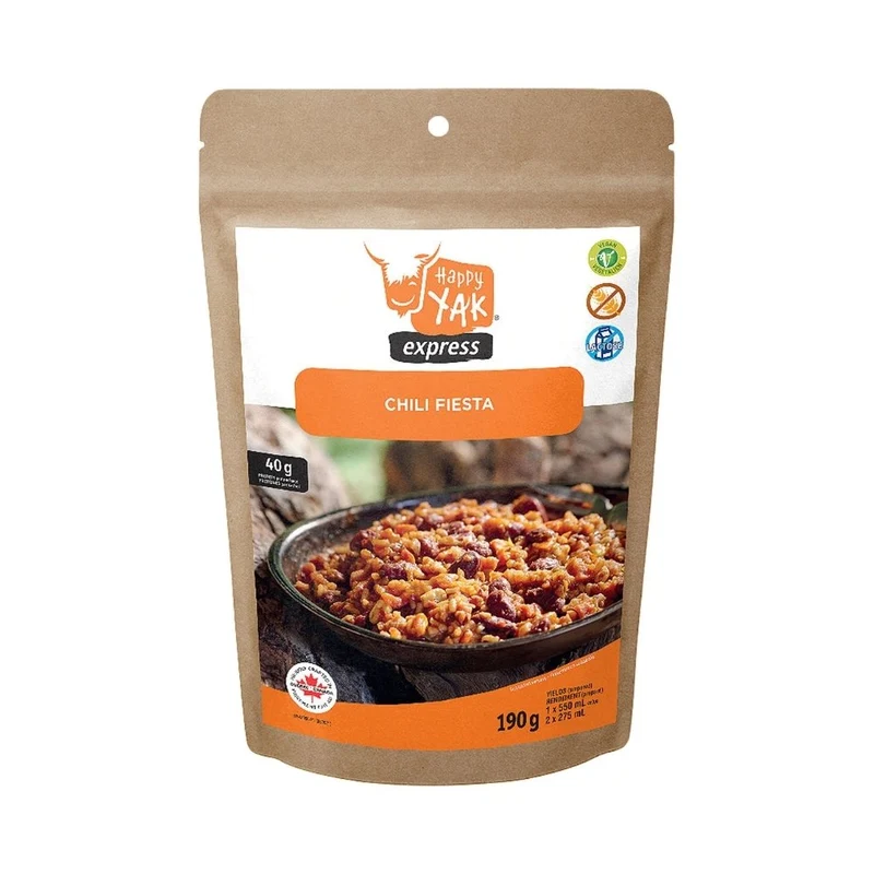 Chili végétarien - Mets lyophilisés Happy Yak