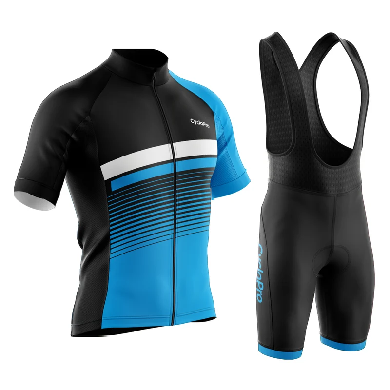 Tenue De Cyclisme Bleu Turbo