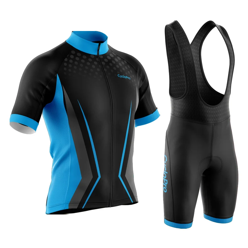 Tenue De Cyclisme Bleu Solidity