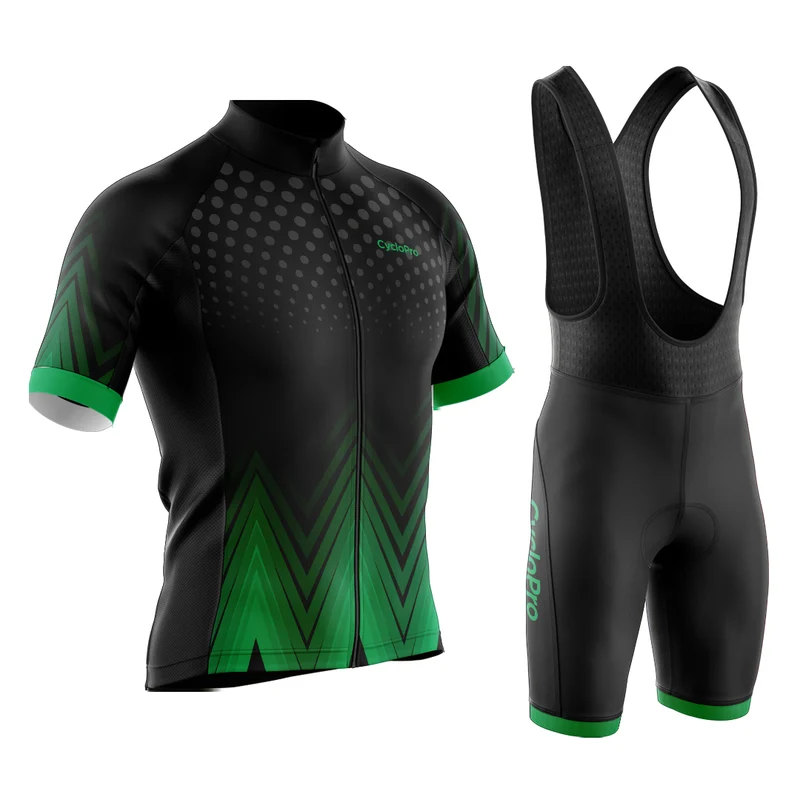 Tenue De Cyclisme Vert Ecco