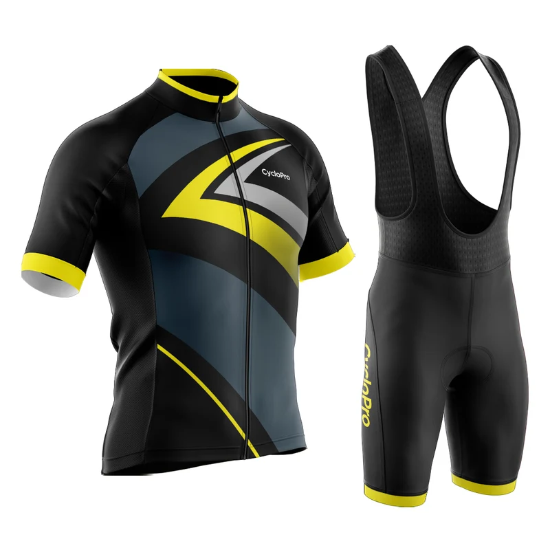 Tenue De Cyclisme jaune Ecco