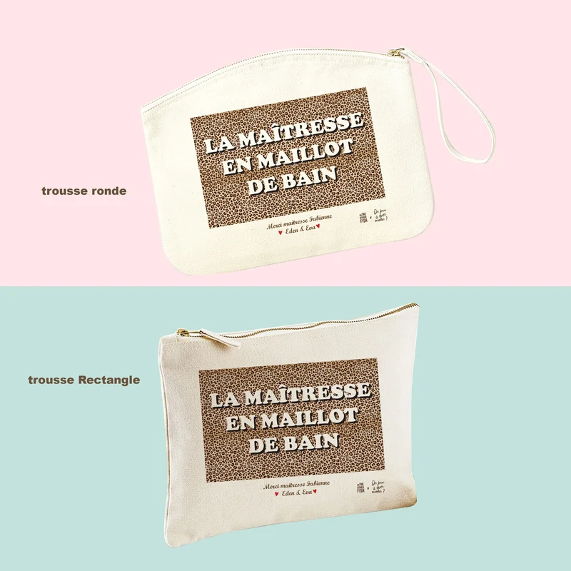 Trousse - La maîtresse en maillot de bain - On The Other Fish x On joue à quoi maman ?