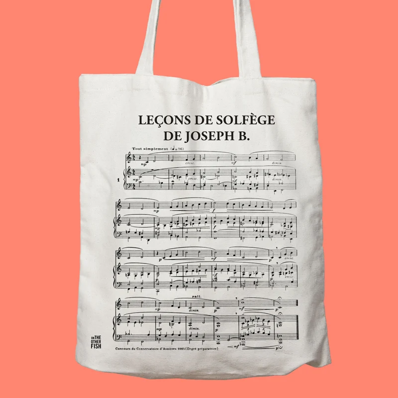 Sac à personnaliser - Musique - Solfège