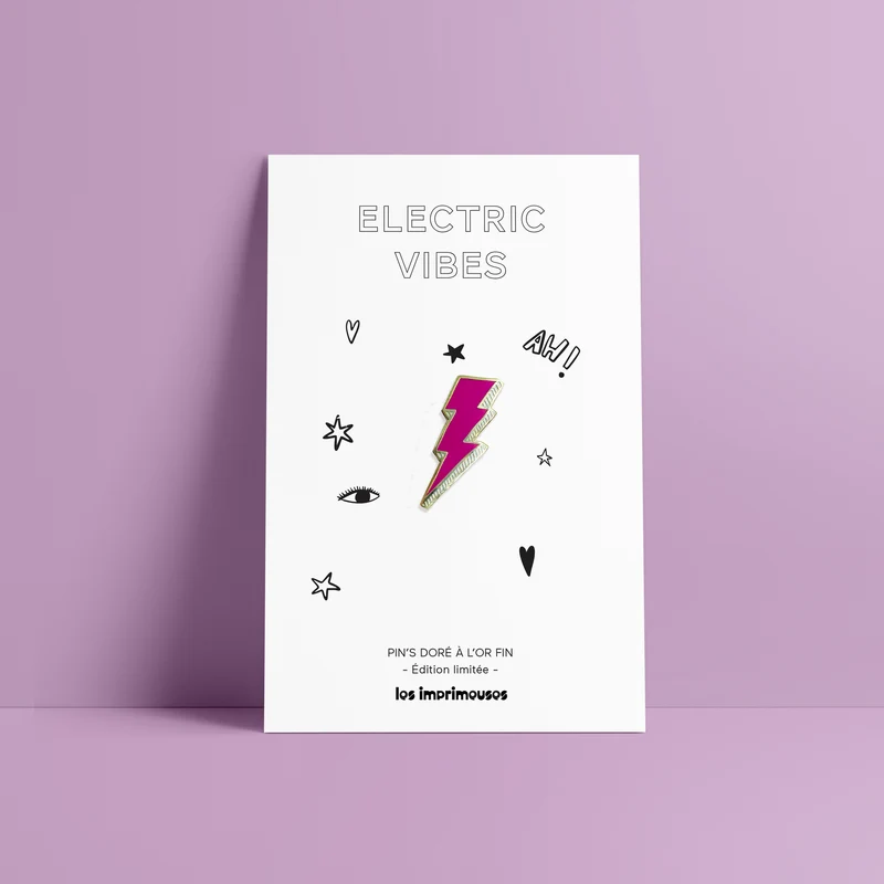 Pin's Éclair - Electric vibes
