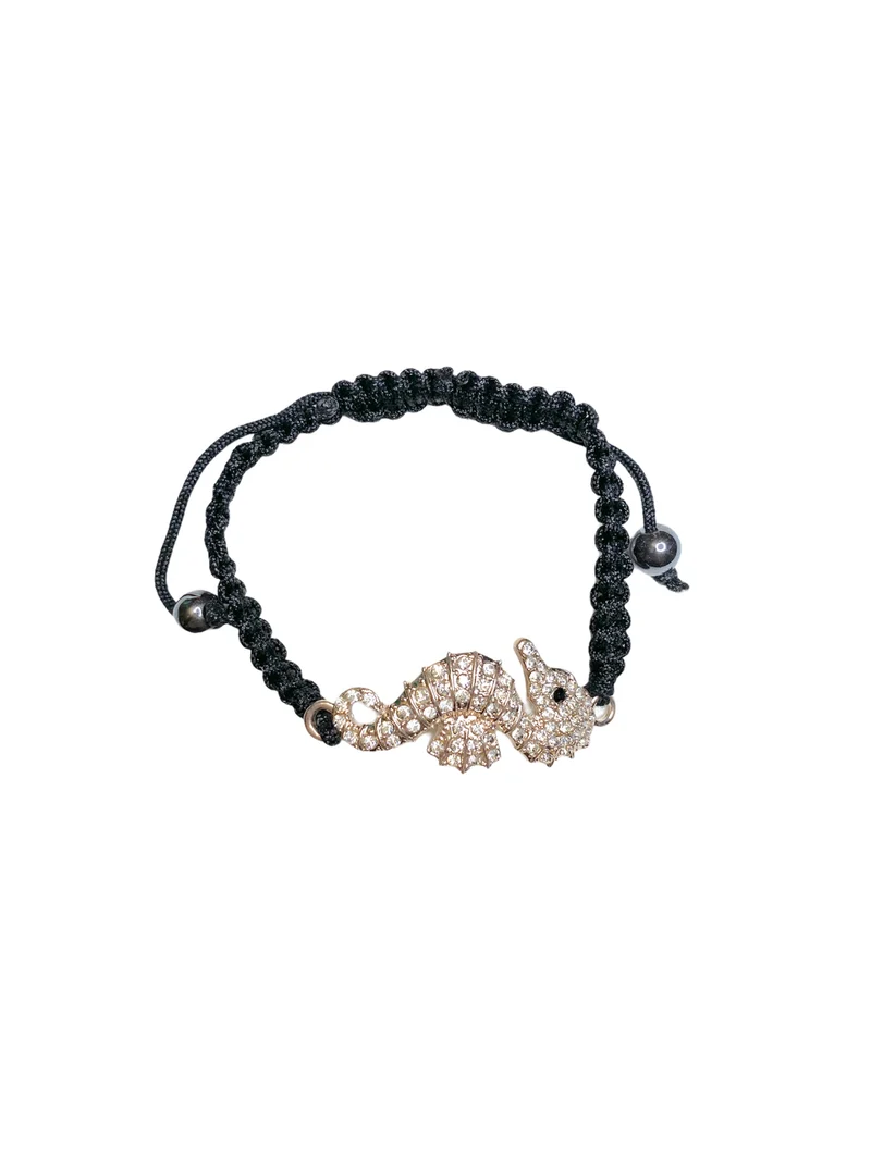 Bracelet ficelle avec motif hippocampe (x6)