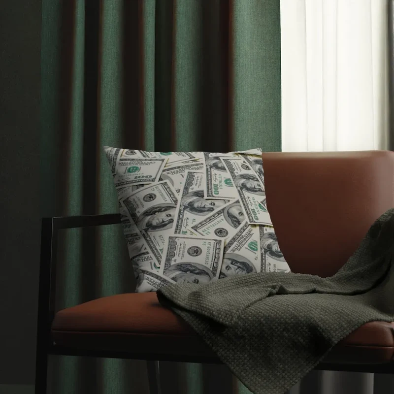 Boss Cash Money Dollars Future Millionaire Waterproof Pillows