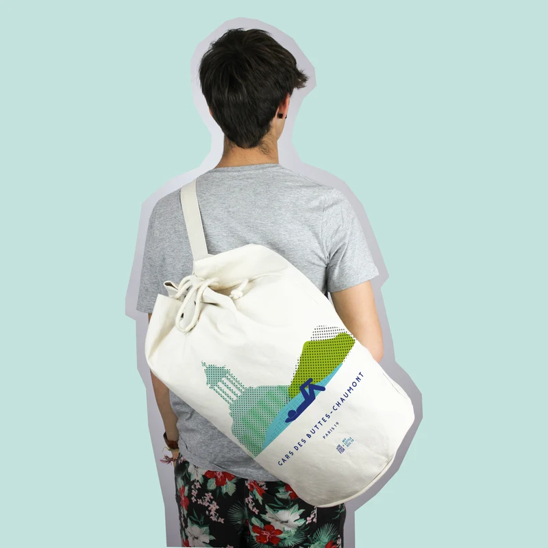 Sac Marin à personnaliser - Gars des Buttes Chaumont - Paris 19e