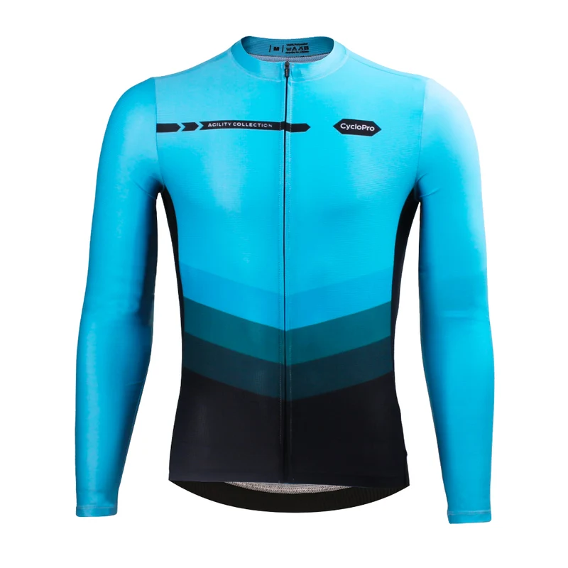 Maillot manches longues mi-saison bleu | Agility