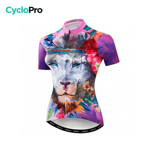 MAILLOT MANCHE COURTE FEMME - QUIET LION - DESTOCKAGE