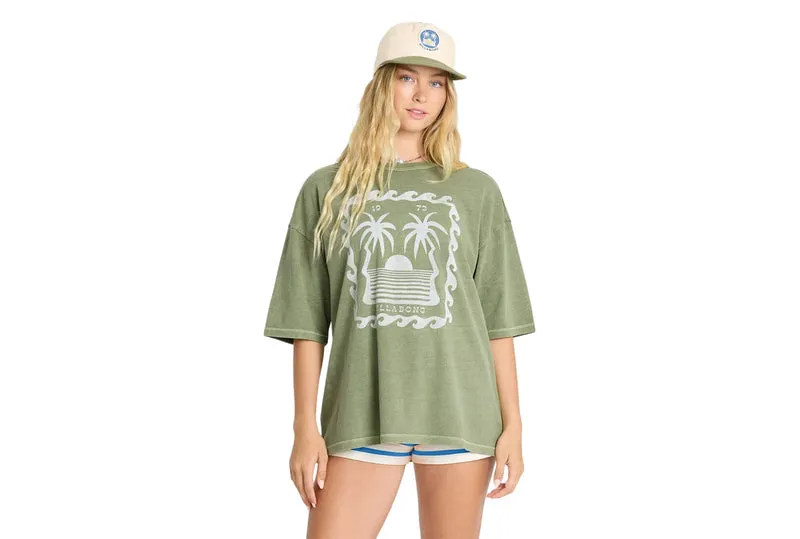 T-shirt à motif vague SS