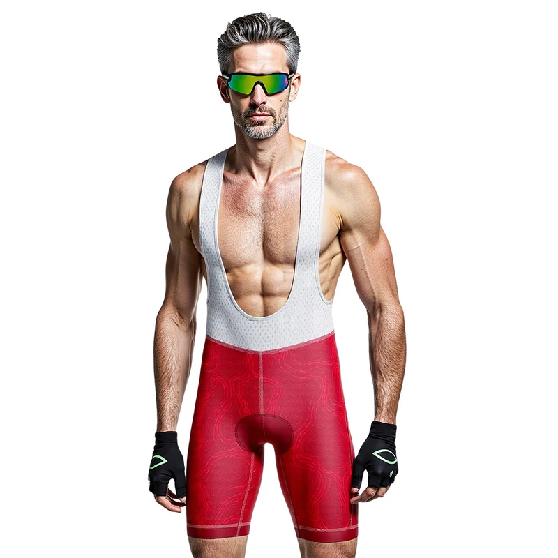 Cuissard De Cyclisme Rouge - Fluidity+