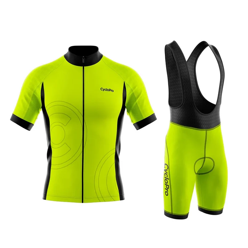Tenue De Cyclisme été Homme Fluo - CycloPro+