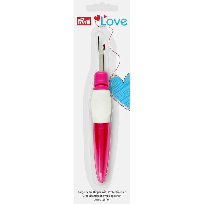PRYM LOVE Grand découseur avec capuchon protecteur | Rose