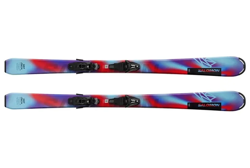 SKIS QST JR S + FIXATIONS C5