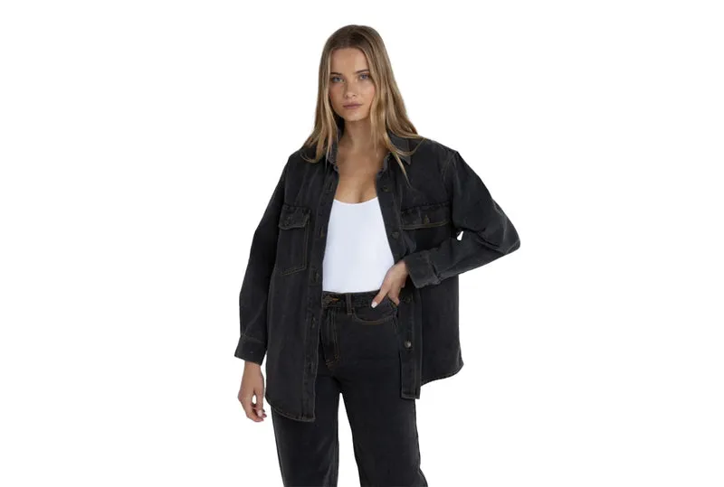 VESTE EN JEAN OVERSIZE