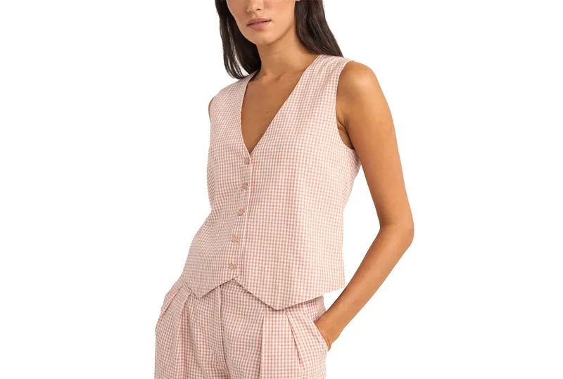 GILET À CARREAUX LOLA