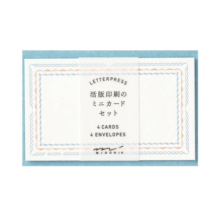 Lot 4 pieces enveloppes et cartes - Midori