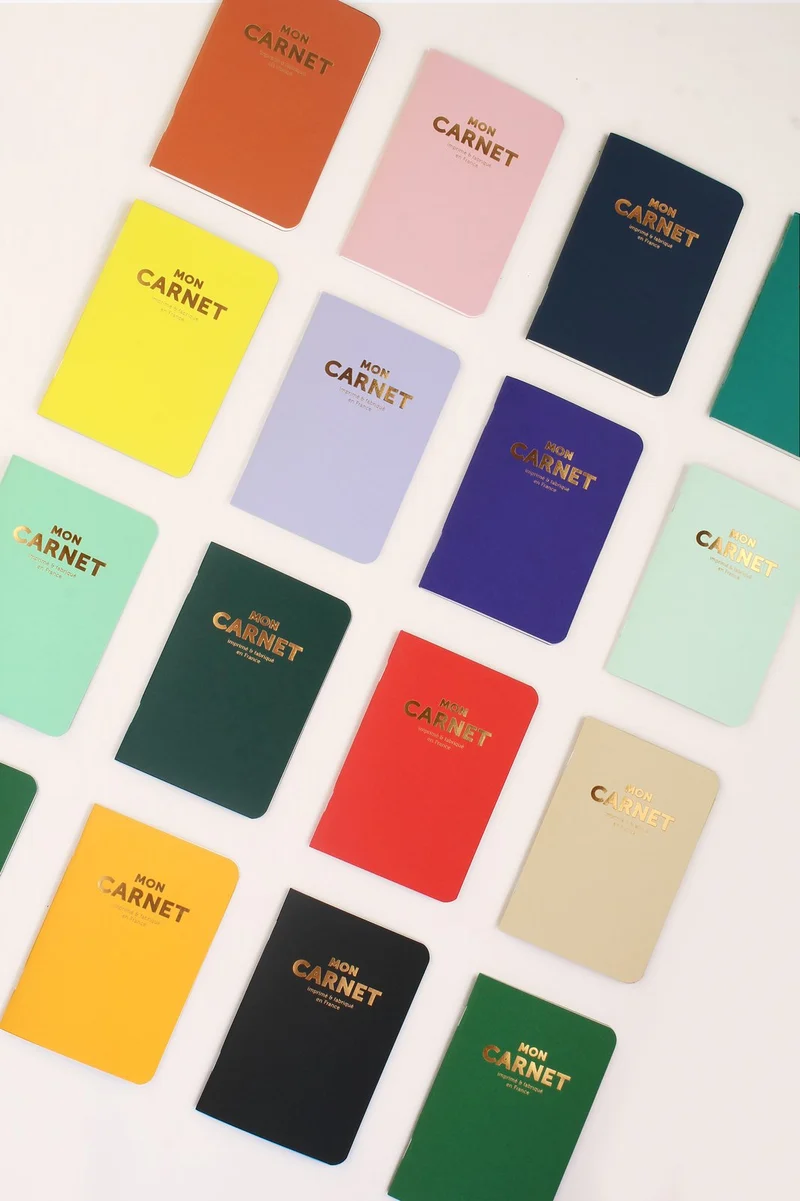 Lot Mon Petit Carnet x15 couleurs - Les Éditions du Paon