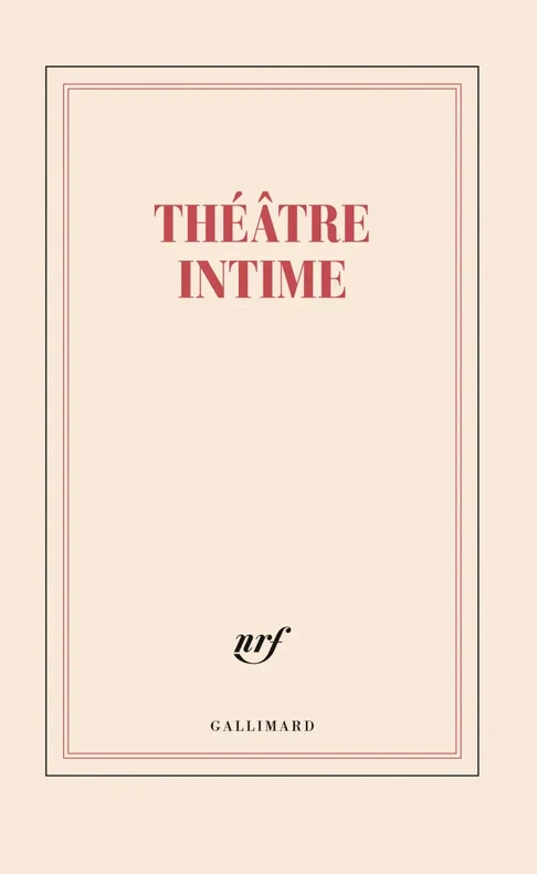 Grand carnet - Théâtre intime - Gallimard