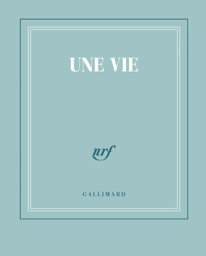 Carnet - Gallimard - Bleu - "Une Vie"