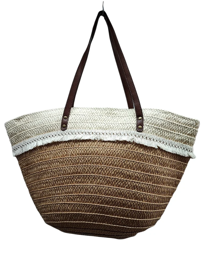 Sac cabas paille duotone (x3)