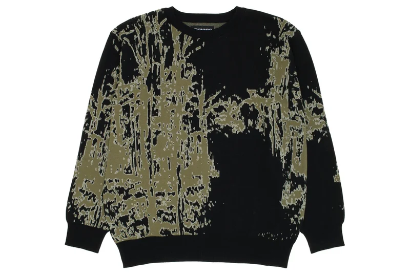 PULL EN MAILLE JACQUARD FORÊT