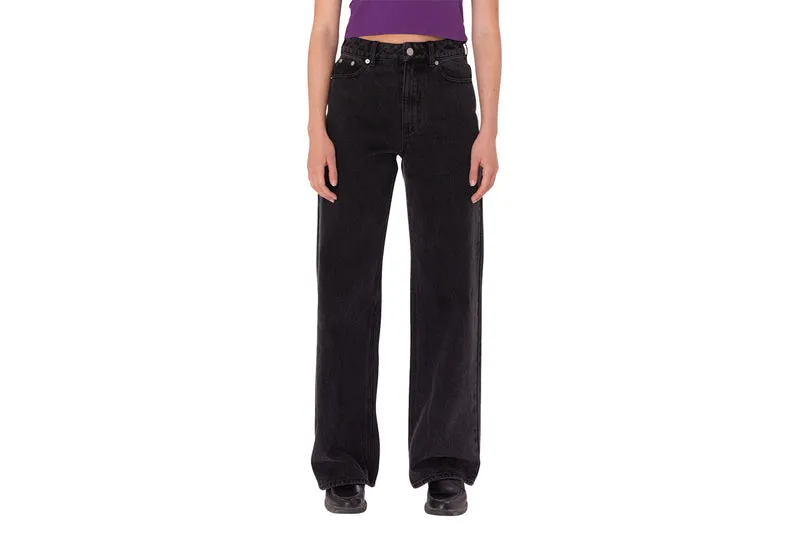 PANTALON EN DENIM TAILLE HAUTE À 5 POCHES W ERRAND