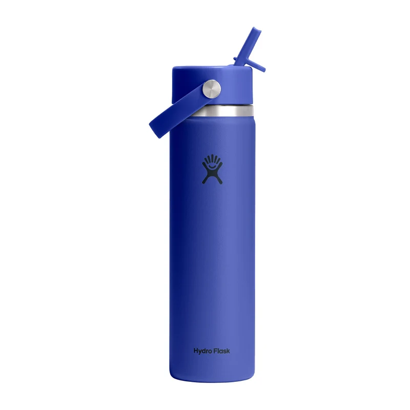 Bouteille isolée à goulot large Hydro Flask Monochrome Flex Straw Cap – 710 ml