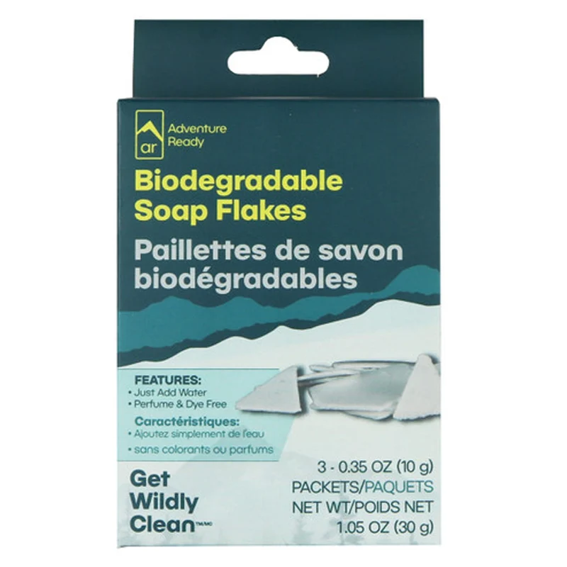 Paillettes de savon biodégradable Adventure Ready