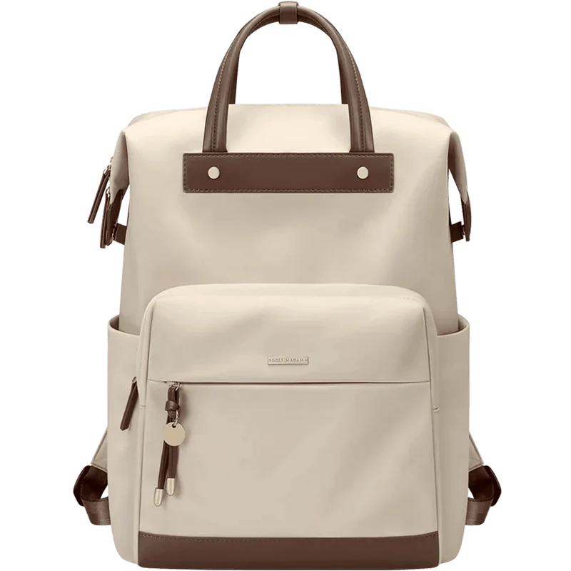 Sac à dos beige femme