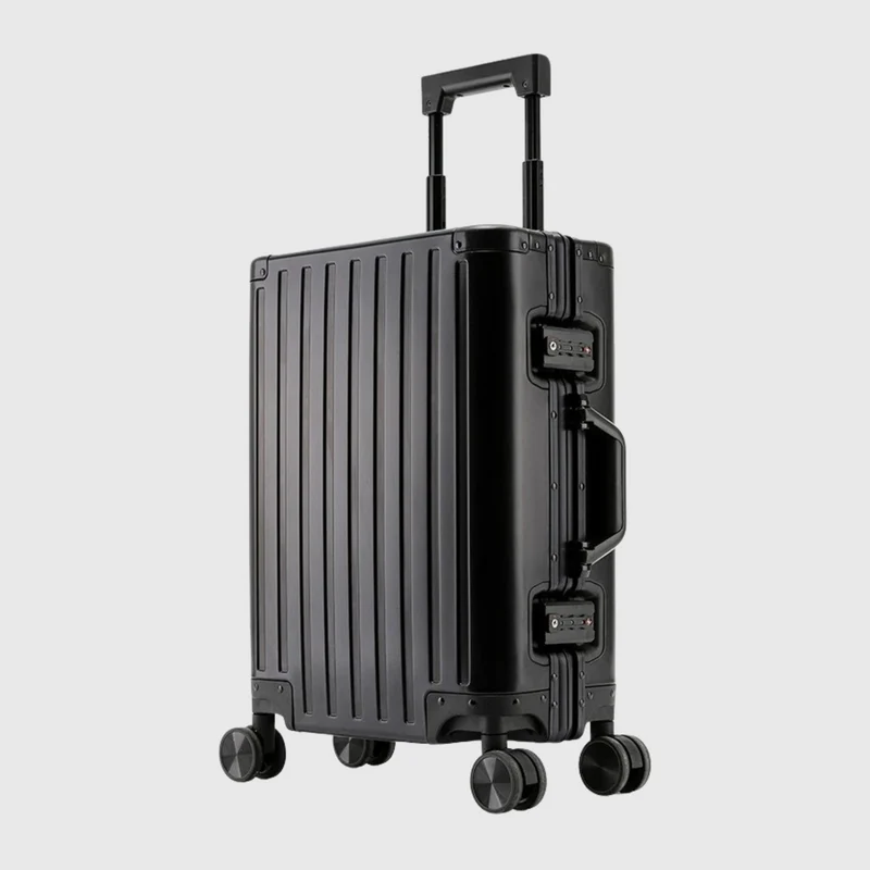 Valise Aluminium Voyage | Roulettes et Verrou Tsa