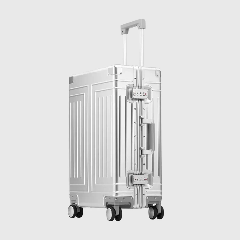 Valise Aluminium 45l | Coque Rigide Pivotante