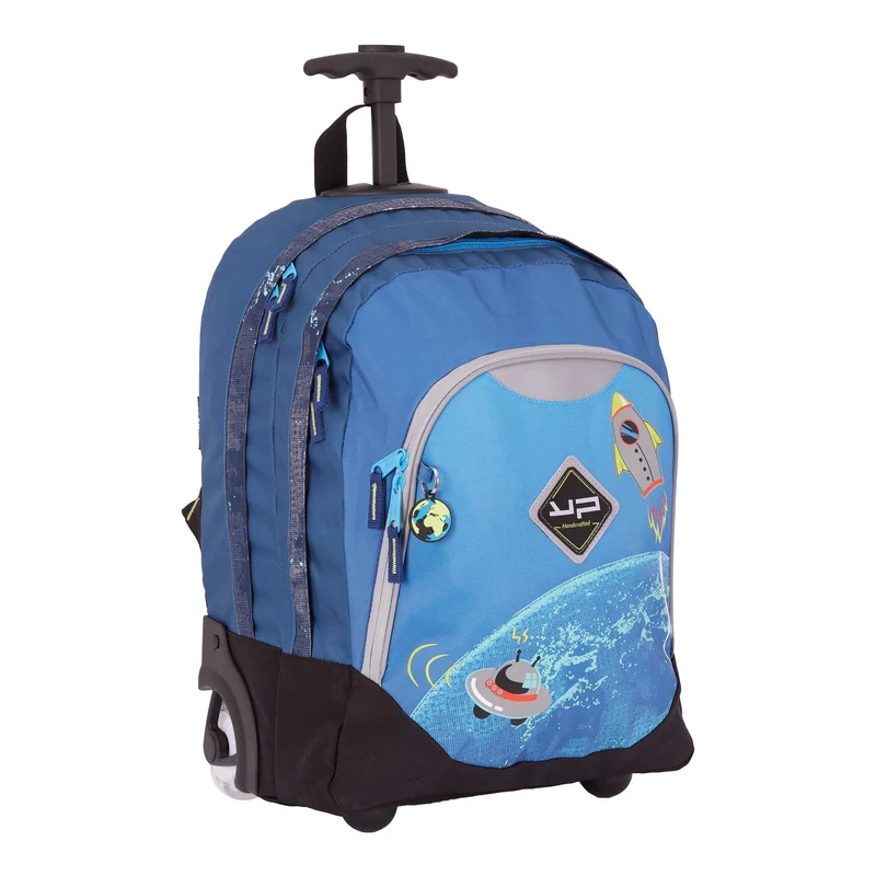 Sac à dos à roulettes recyclé objectif lune