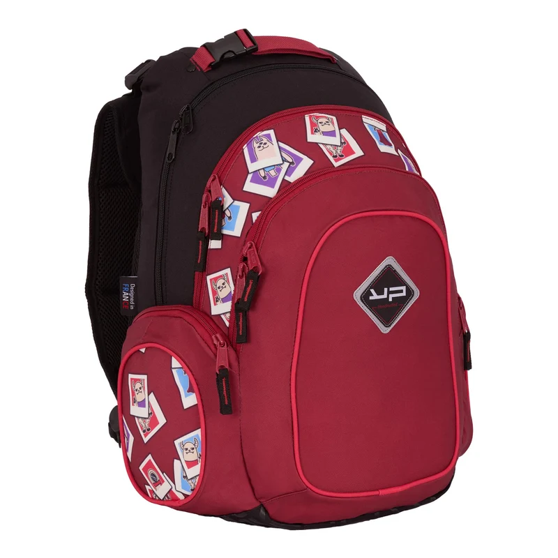 Sac à dos recyclé dos réglable Insta Rouge