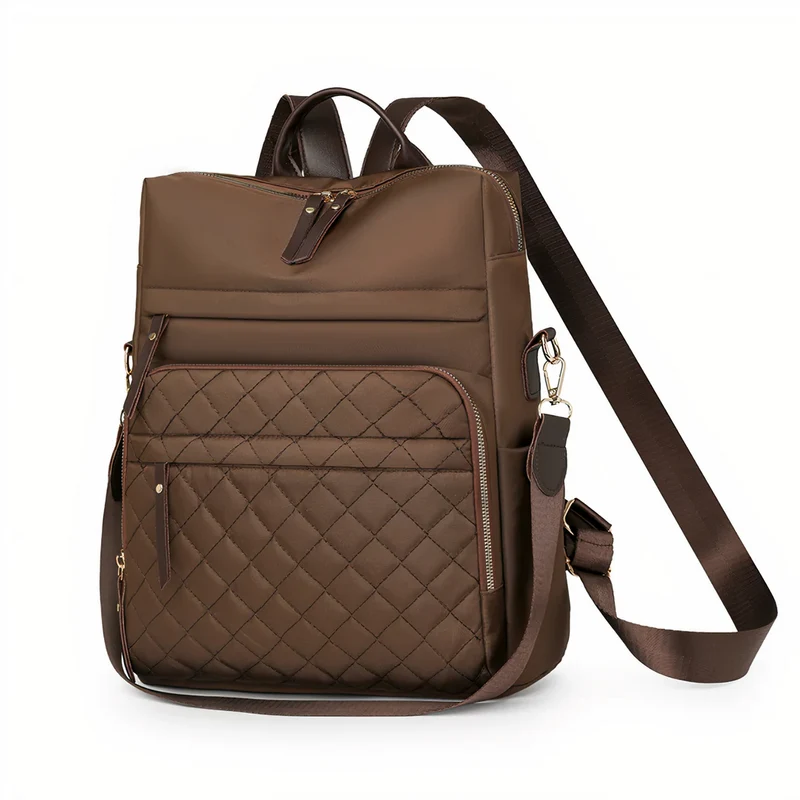 Sac à dos effet matelassée - Céleste