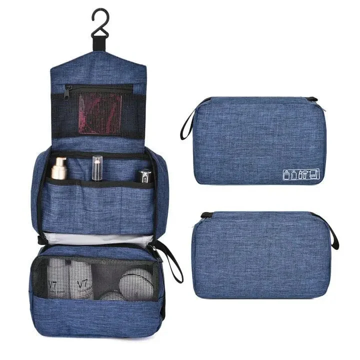 Trousse de Toilette Voyage Suspendue | Nylon Oxford Compact