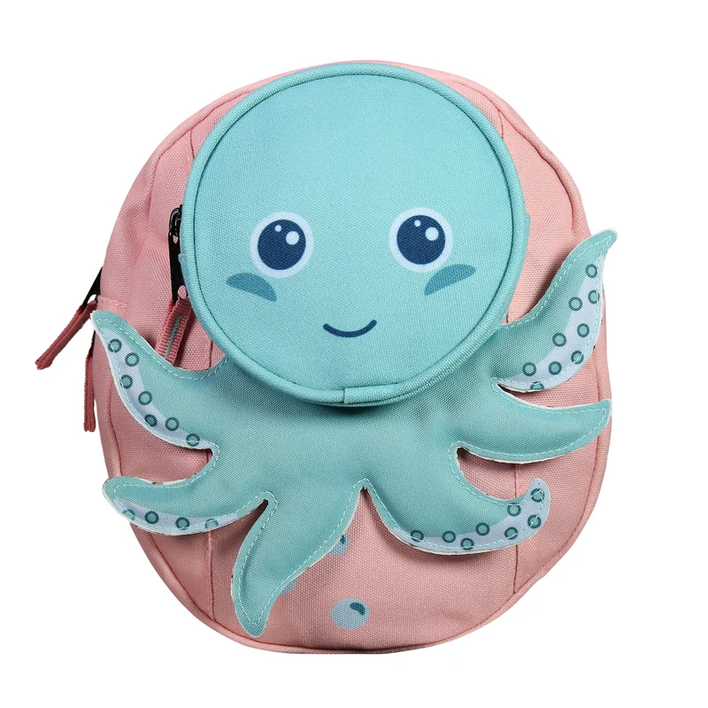 Sac Goûter Poulpe Bleu 1 Compartiment