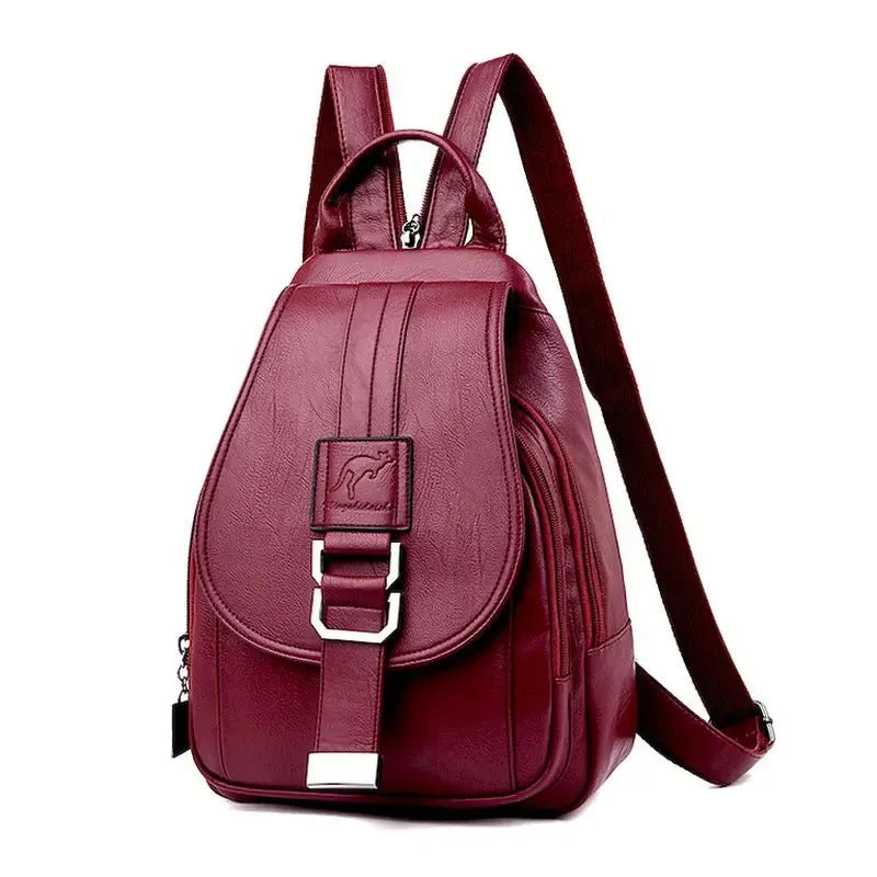Petit sac à dos femme satiné à boucle - Sidonie