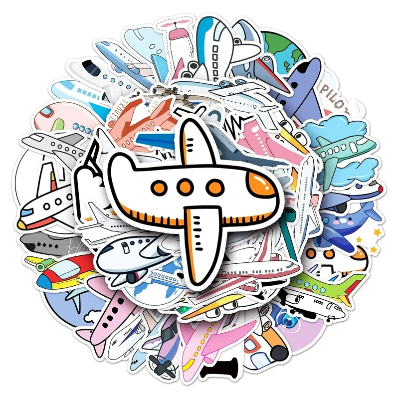 Stickers Valise Voyage | 50 Autocollants Pvc