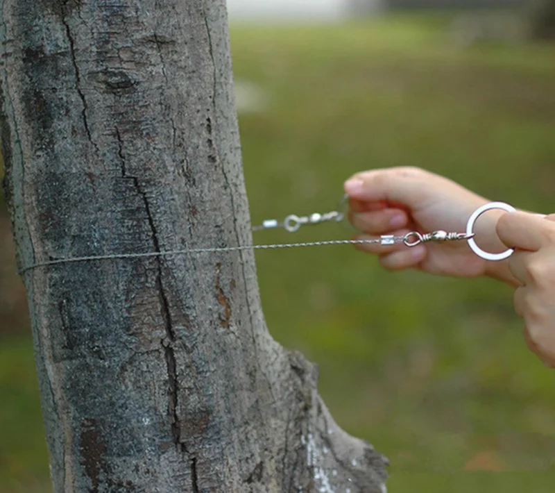 Scie à Fil de Survie | Acier Inoxydable Compact