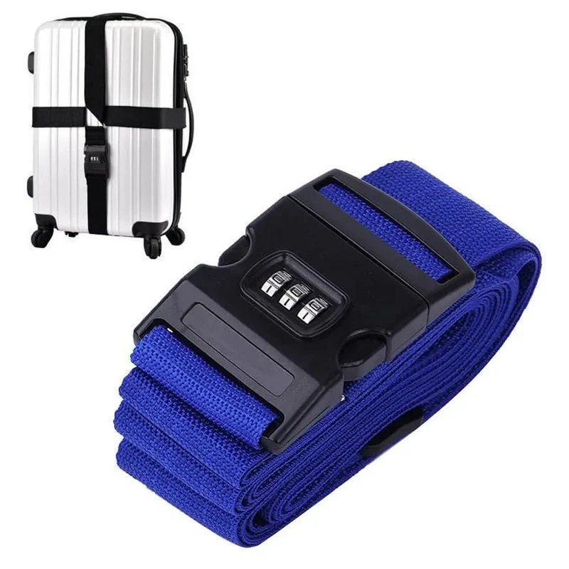 Sangle Valise Code 3 Chiffres | Sécurité Ajustable Nylon