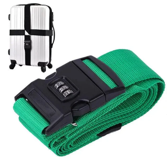 Sangle Valise Code 3 Chiffres | Protection Croisée Ajustable