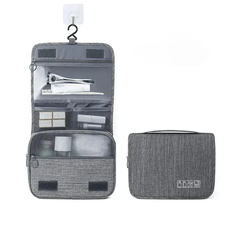 Trousse de Toilette Voyage Suspendue | Crochet Intégré Pratique