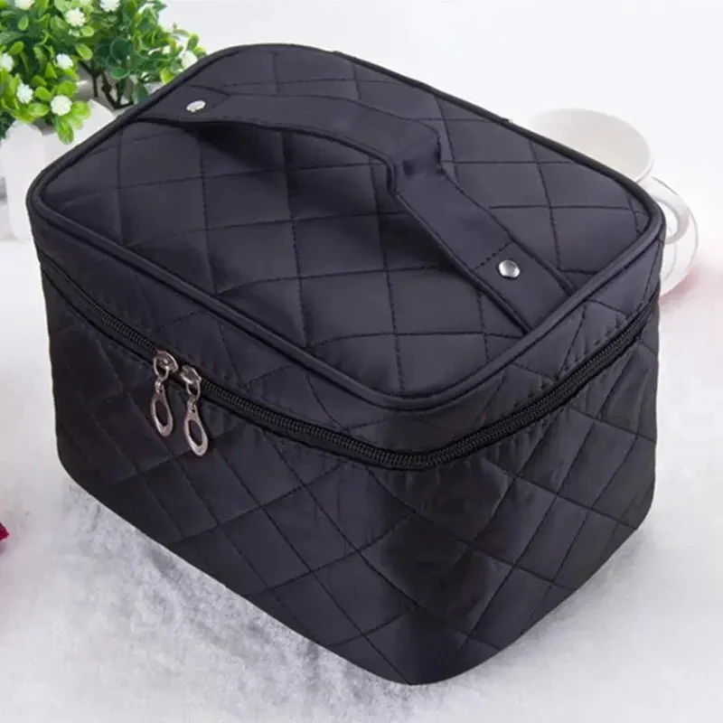 Trousse de Toilette Voyage Femme | Grand Compartiment Matelassé