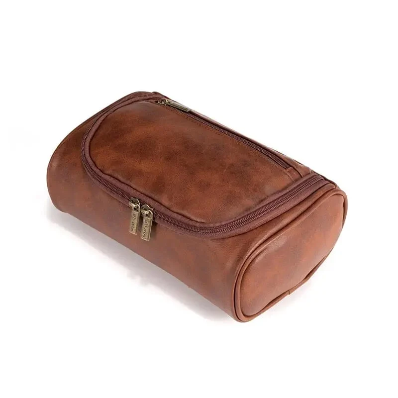 Trousse de Toilette Vintage Voyage | Matière Pu Zippée