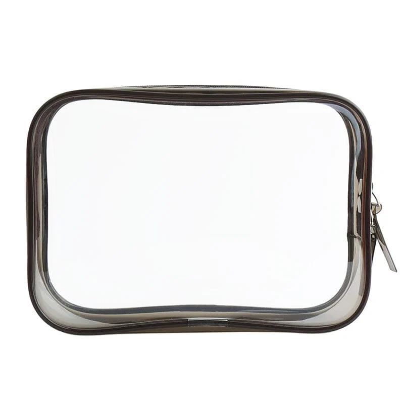 Trousse de Toilette Transparente Voyage | Fermeture Éclair Pratique