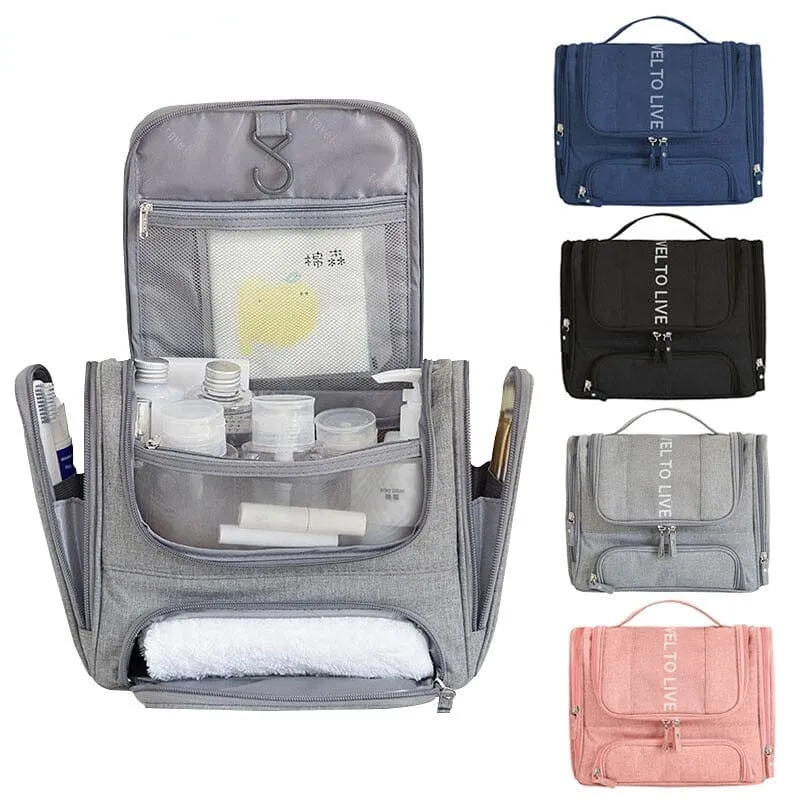 Trousse de Toilette Suspendue | Grande Capacité Étanche