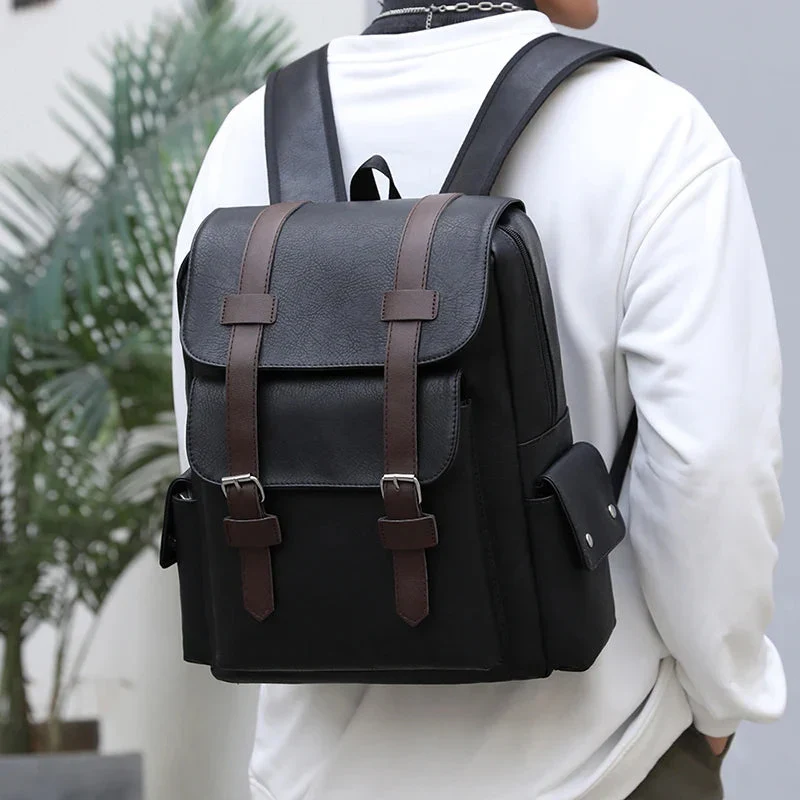 Sac à Dos Cartable Vintage | Multi-Compartiments Rétro Pratiques