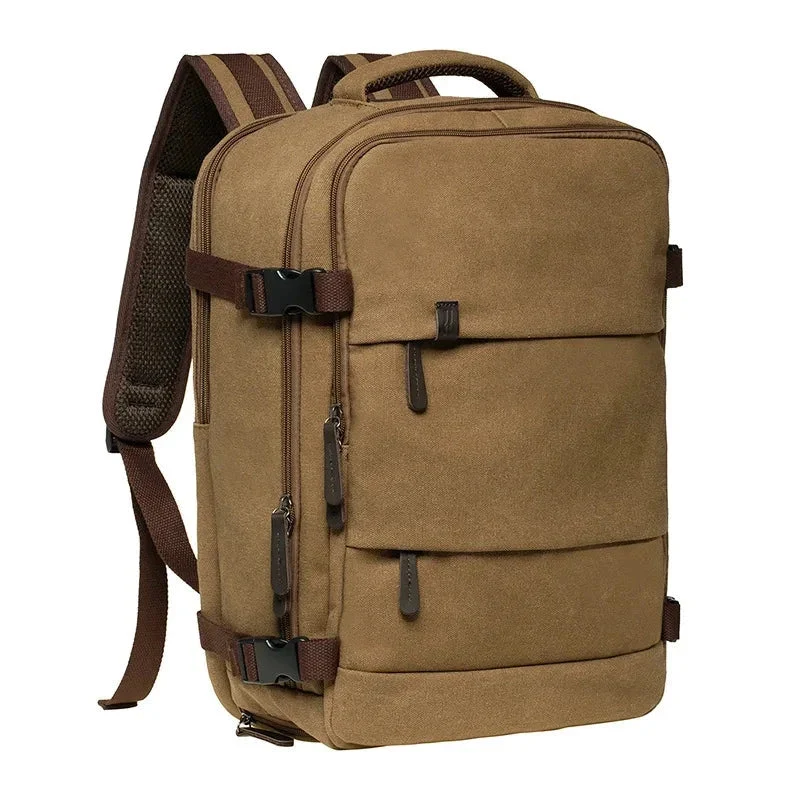 Sac à Dos Cabine Vintage | Toile Résistante Multi-Compartiments
